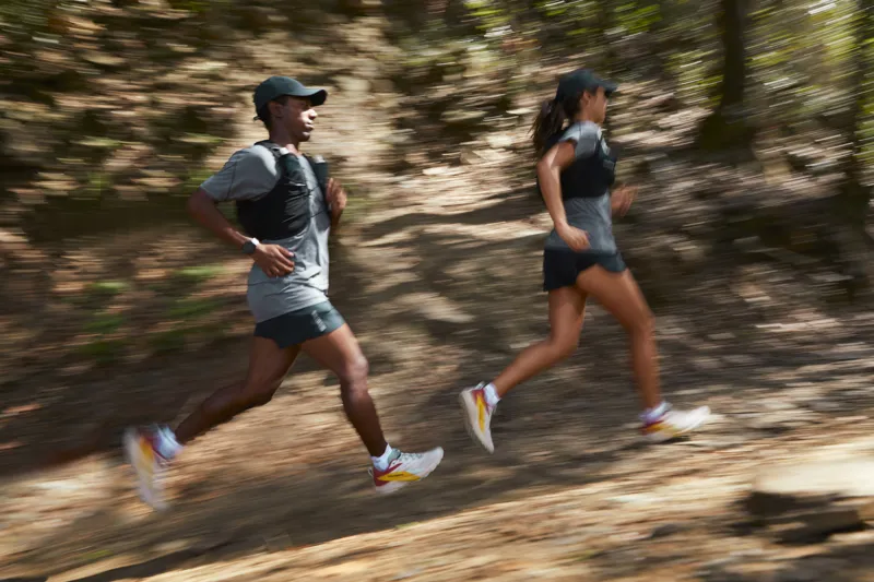 Salomon Sense Ride 5 Men's Trail Running Shoe in Rainy Day/Hot Sauce/Freesia-10